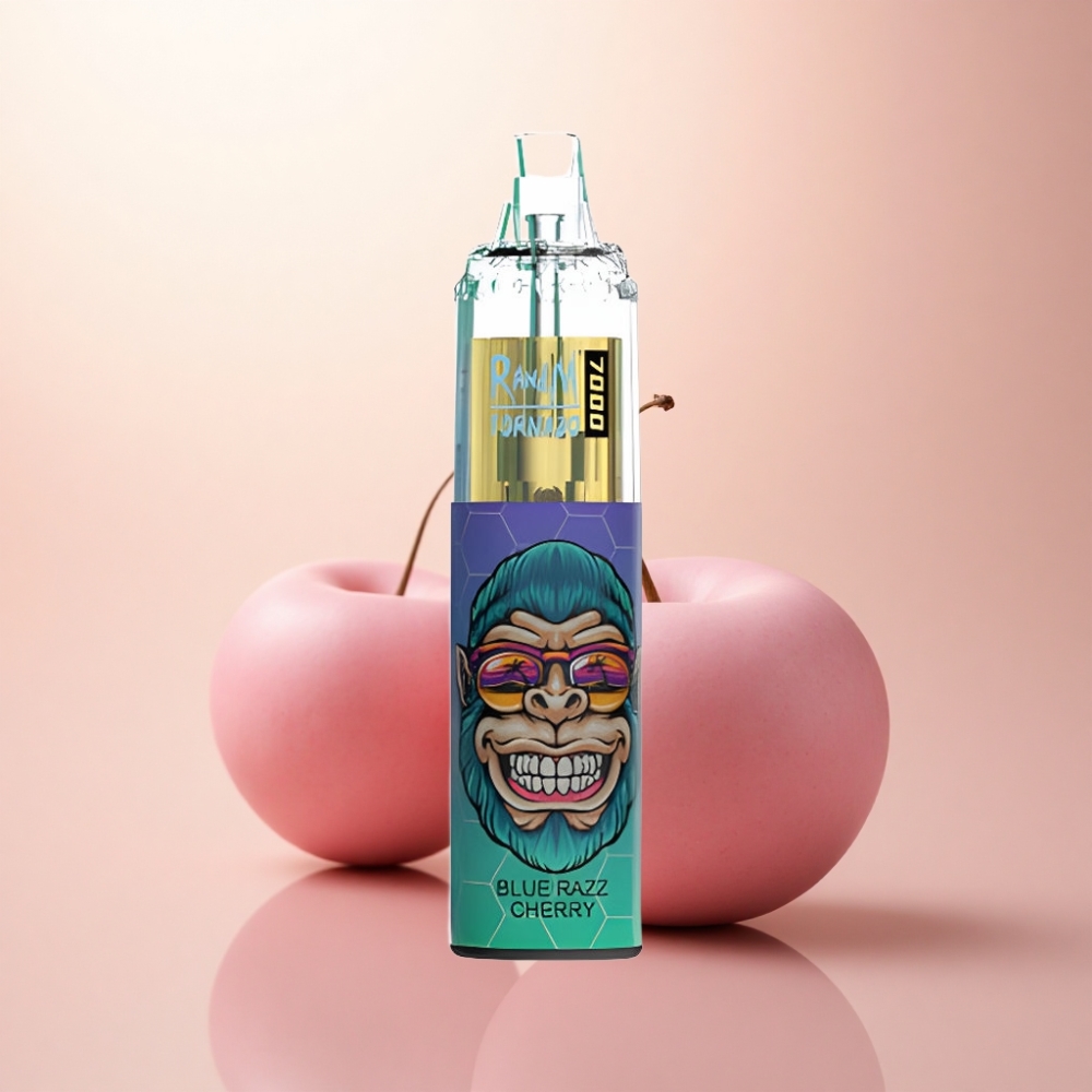 RandM Fumot Tornado 7000 Puffs ブルーラズチェリー 850mAh メッシュコイル