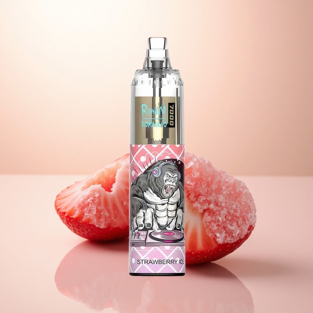 RandM Fumot Tornado 7000 Puffs ストロベリーアイス 850mAh メッシュコイル