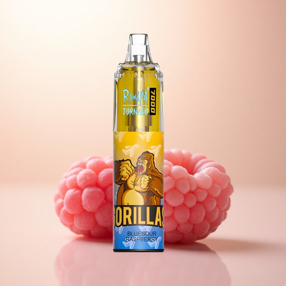 RandM Fumot Tornado 7000 Puffs ブルーサワーラズベリー メッシュコイル 850mAh