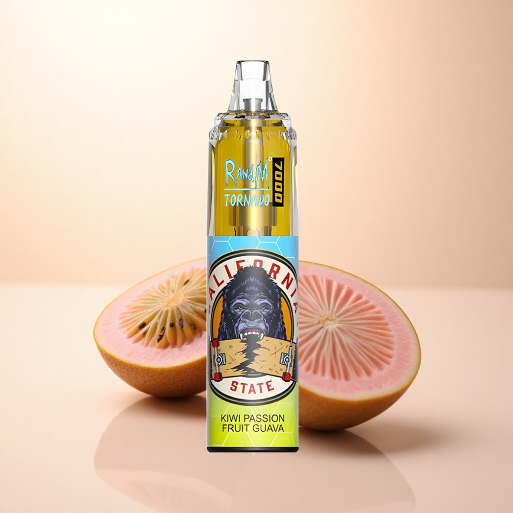 RandM Fumot Tornado 7000 Puffs キウイパッションフルーツグアバ メッシュコイル 850mAh