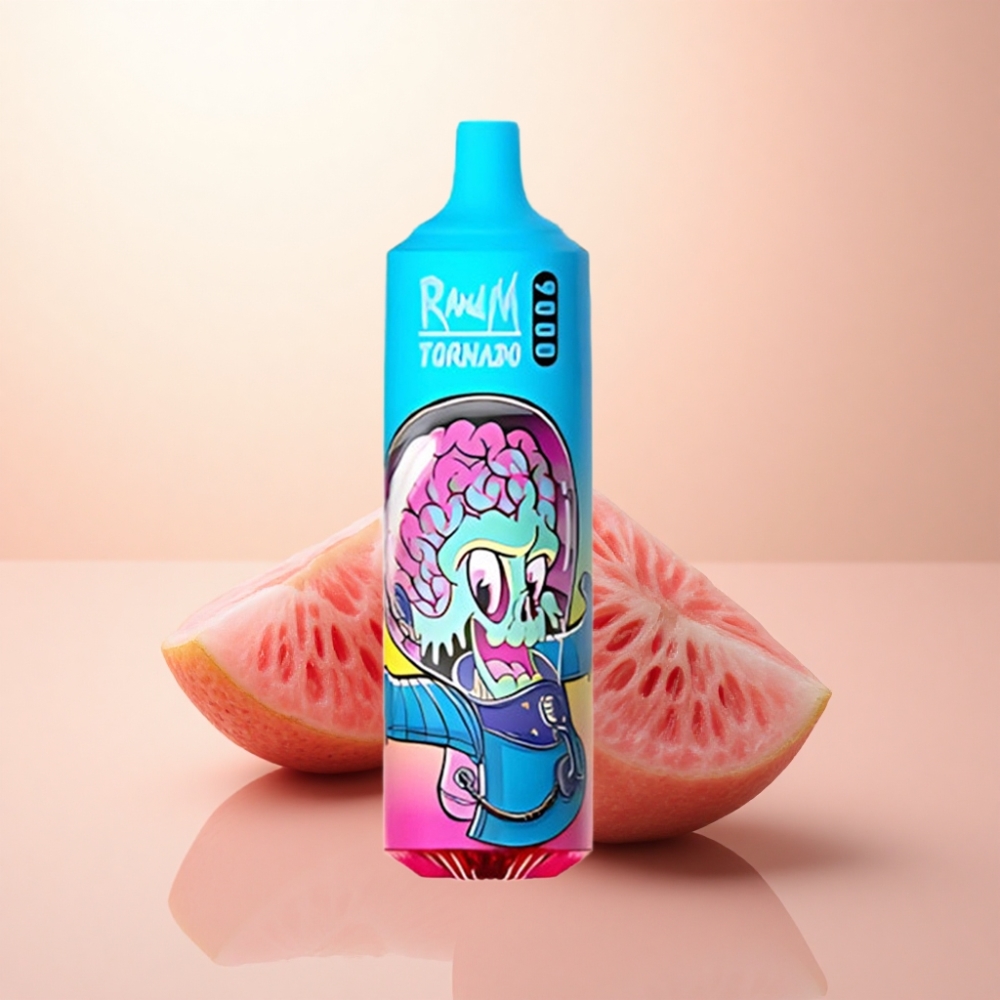 RandM Fumot Tornado 9000 Puffs プリメ・ストロベリーウォーターメロン・18mL・850mAh