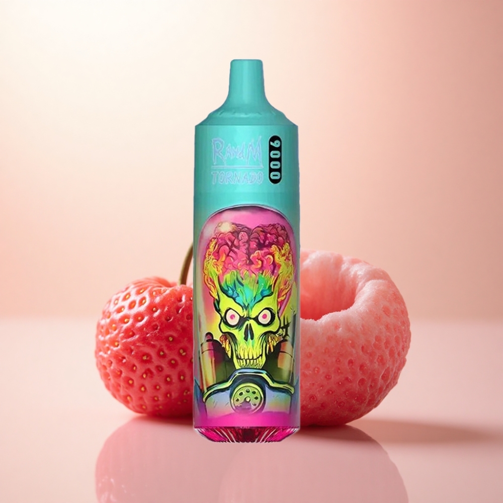 RandM Fumot Tornado 9000 Puffs ストロベリーラズベリーチェリーアイス 18mL 850mAh