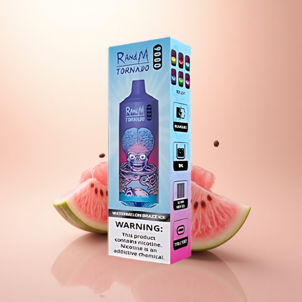 RandM Fumot Tornado 9000 Puffs スイカブリズアイス 18mL メッシュコイル