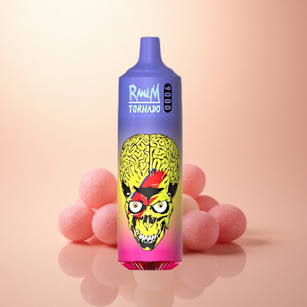 RandM Fumot Tornado 9000 Puffs スキットルズ メッシュコイル 18mL