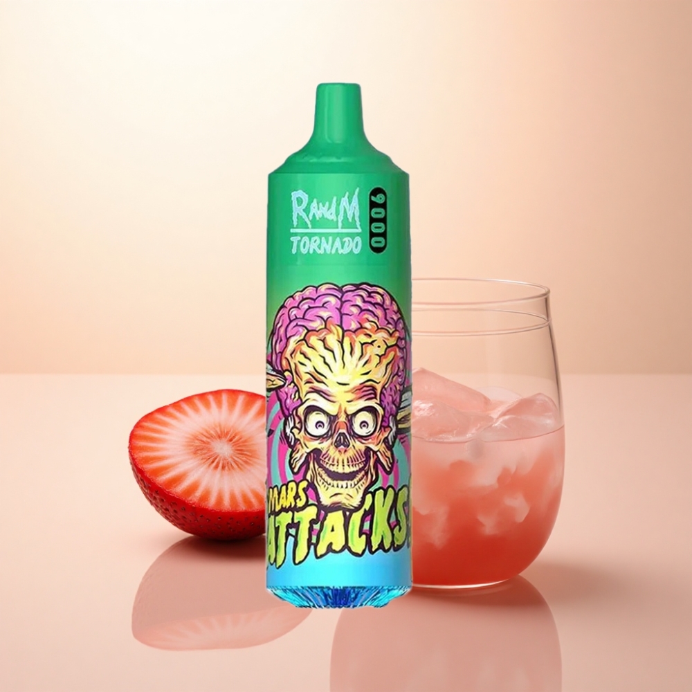 RandM Fumot Tornado 9000 Puffs いちごレモネード 850mAh 18mL