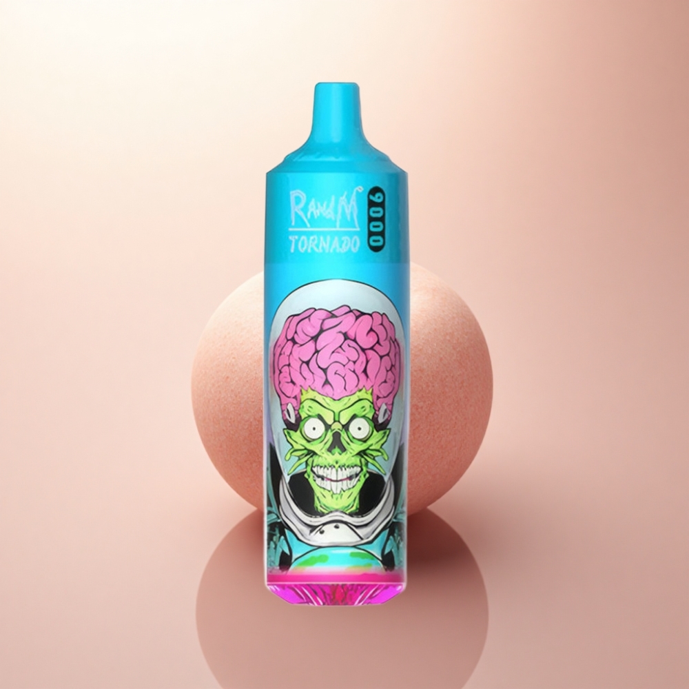 RandM Fumot Tornado 9000 Puffs 黒龍氷 850mAh 18mL