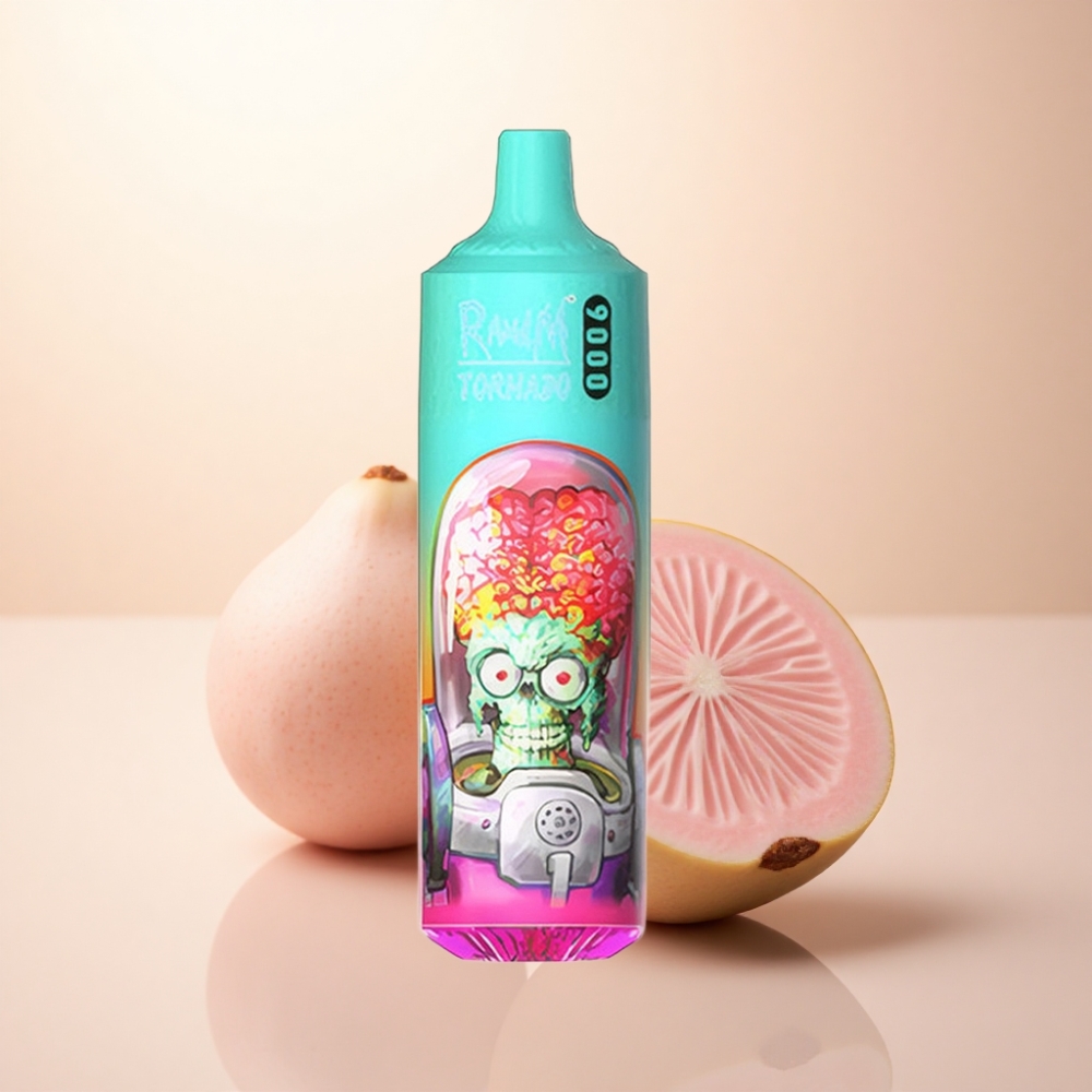 RandM Fumot Tornado 9000 Puffs グアバアイス 850mAh 18mL