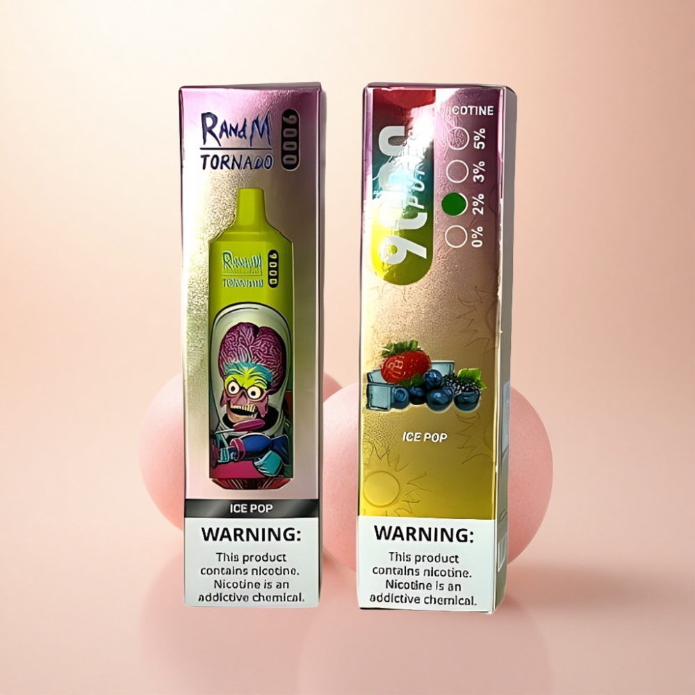 RandM Fumot Tornado 9000 Puffs アイスポップ 850mAh 18mL