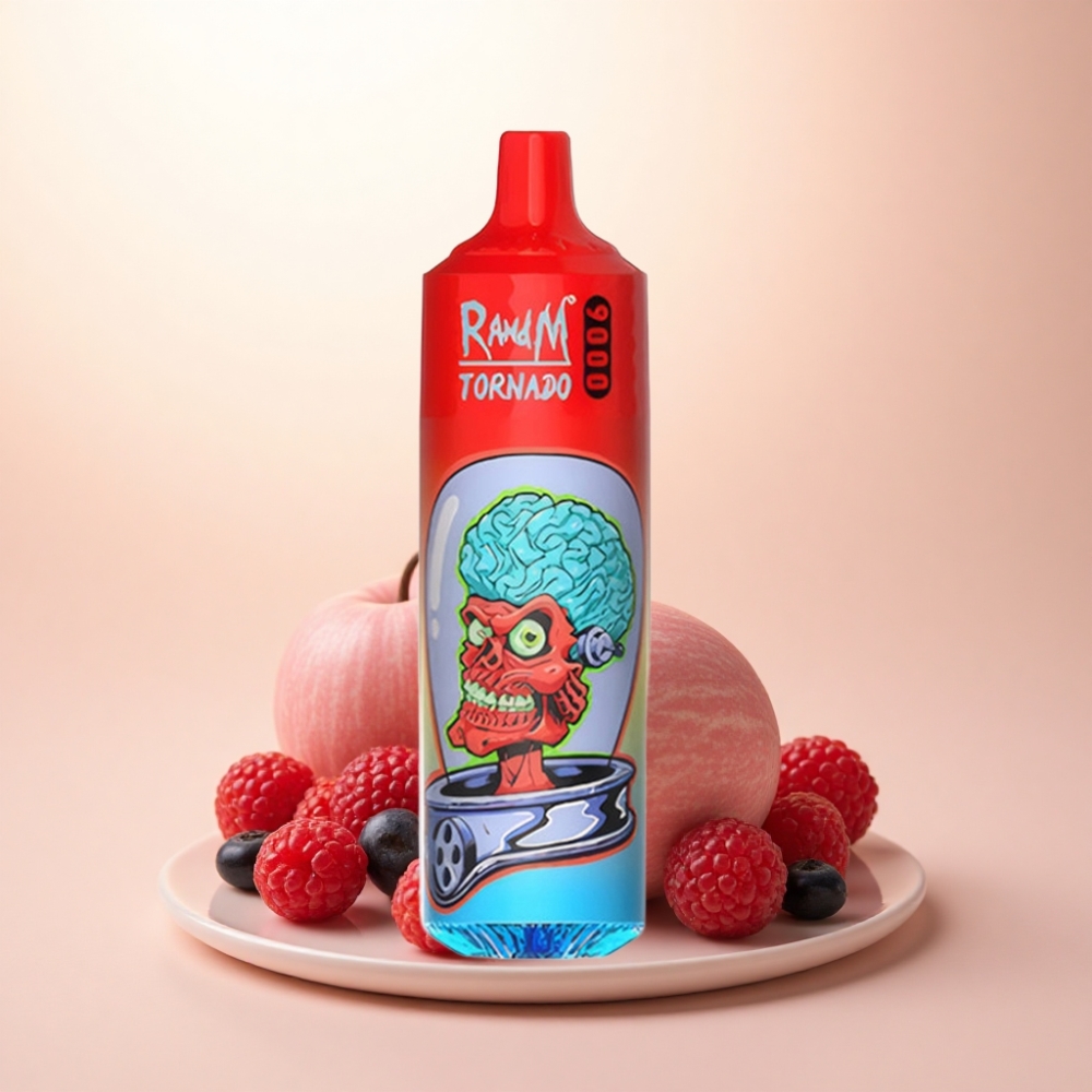 RandM Fumot Tornado 9000 Puffs メッシュコイルと850mAhのミックスベリー