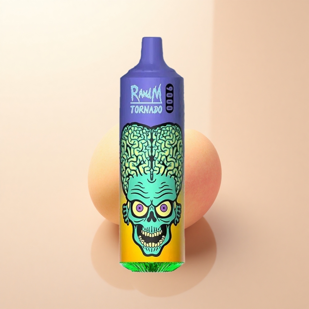 RandM Fumot Tornado 9000 Puffs ストロー・マンゴー 850mAh メッシュコイル