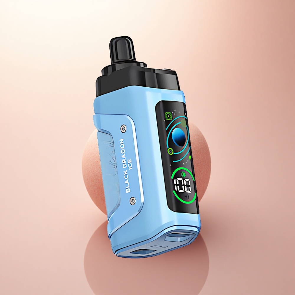 Razz Bar 45000 Puffs 黒龍アイス 1.0オームメッシュコイル 20mgニコチン