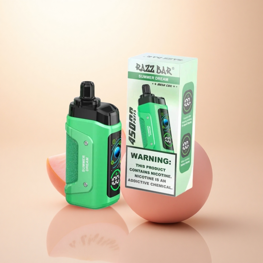 Razz Bar 45000 Puffs 夏の夢 1.0オームメッシュコイル 20mgニコチン