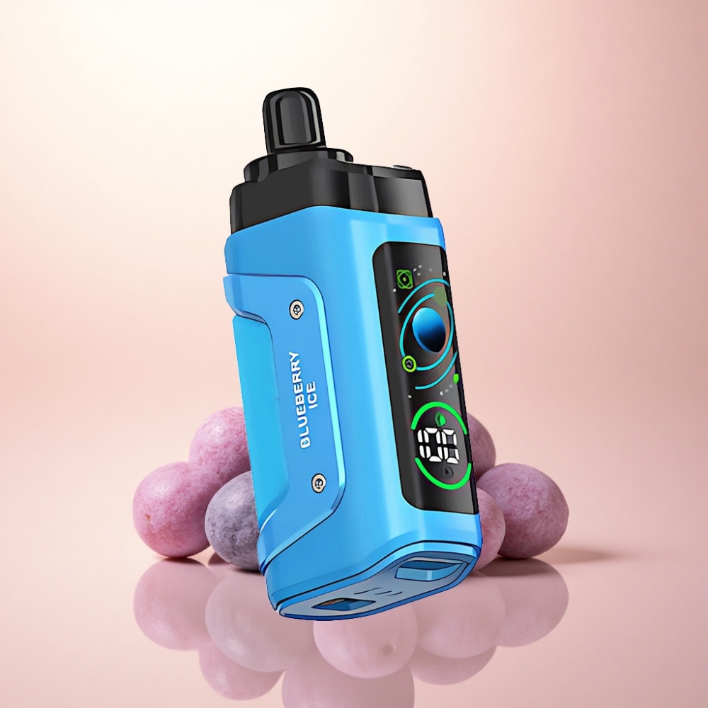 Razz Bar 45000 Puffs ブルーベリーアイス 1.0オームメッシュコイル 650mAh