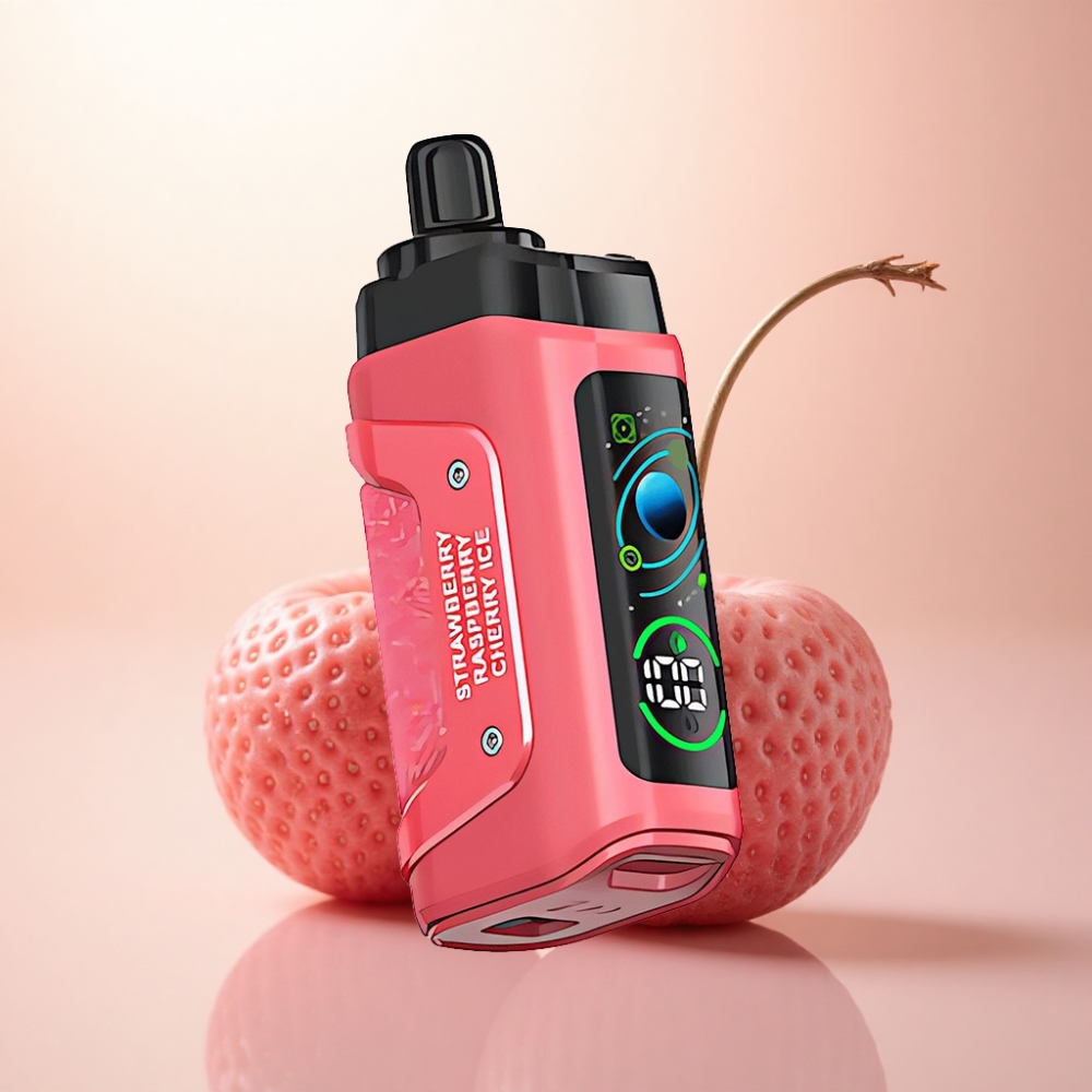 Razz Bar 45000 Puffs ストロベリーチェリーアイス 1.0Ωメッシュコイル 650mAh