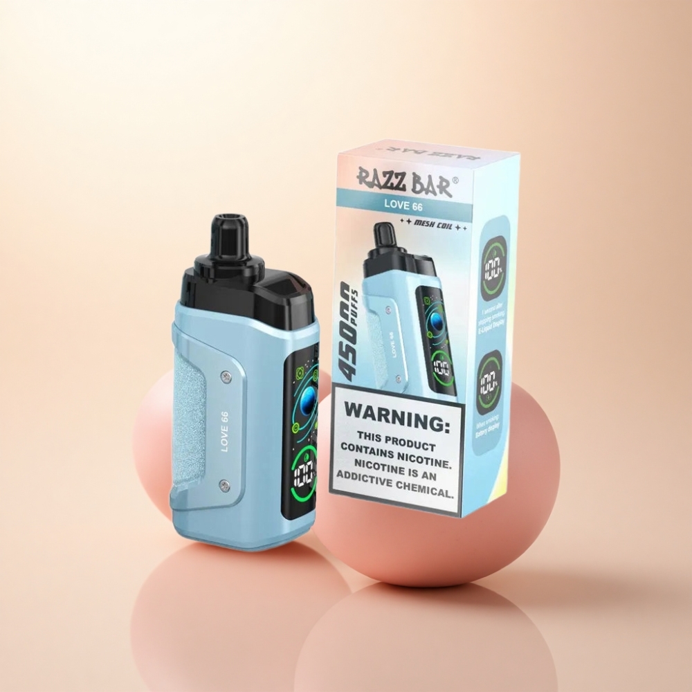 Razz Bar 45000 Puffs 愛 66 1.0Ωメッシュコイル 20mgニコチン