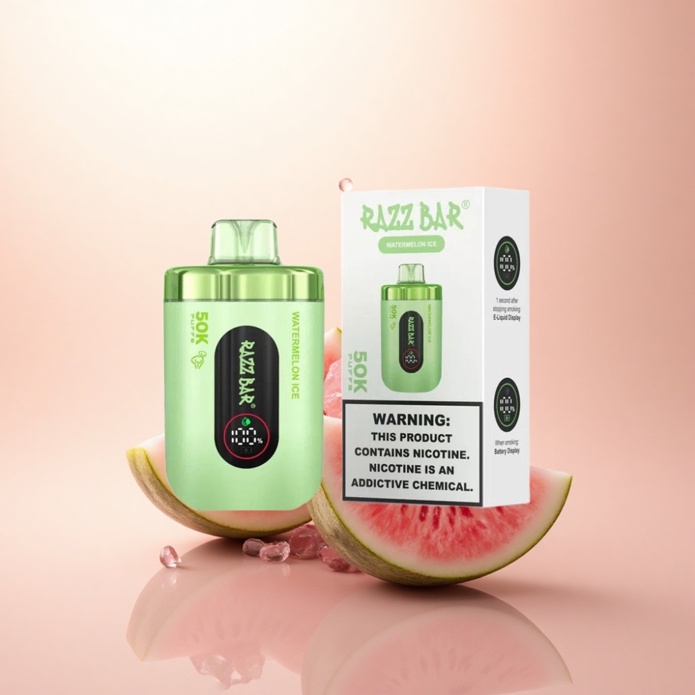 Razz Bar 50K Puffs スイカアイス 2%ニコチン 650mAh