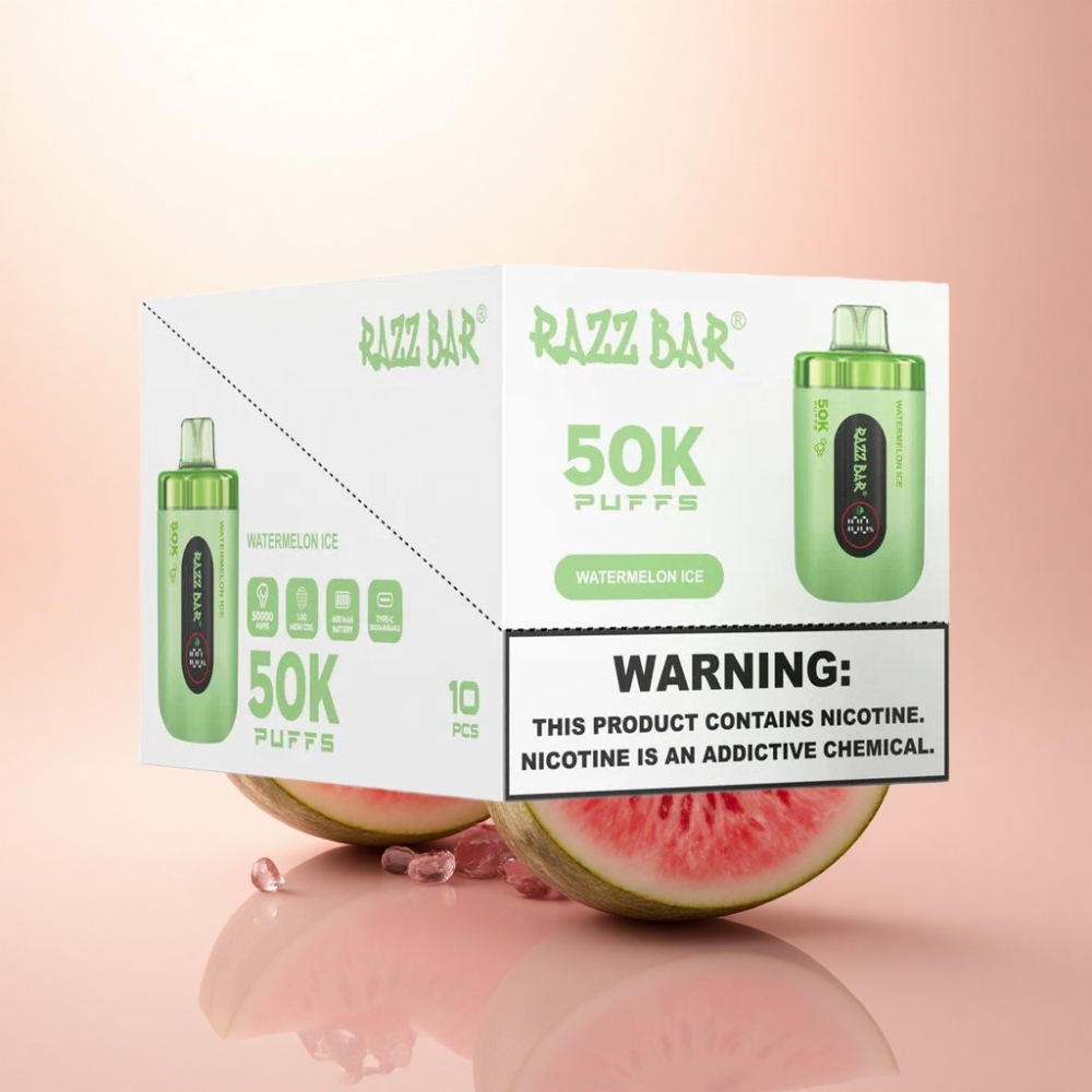 Razz Bar 50K Puffs スイカアイス 2%ニコチン 650mAh