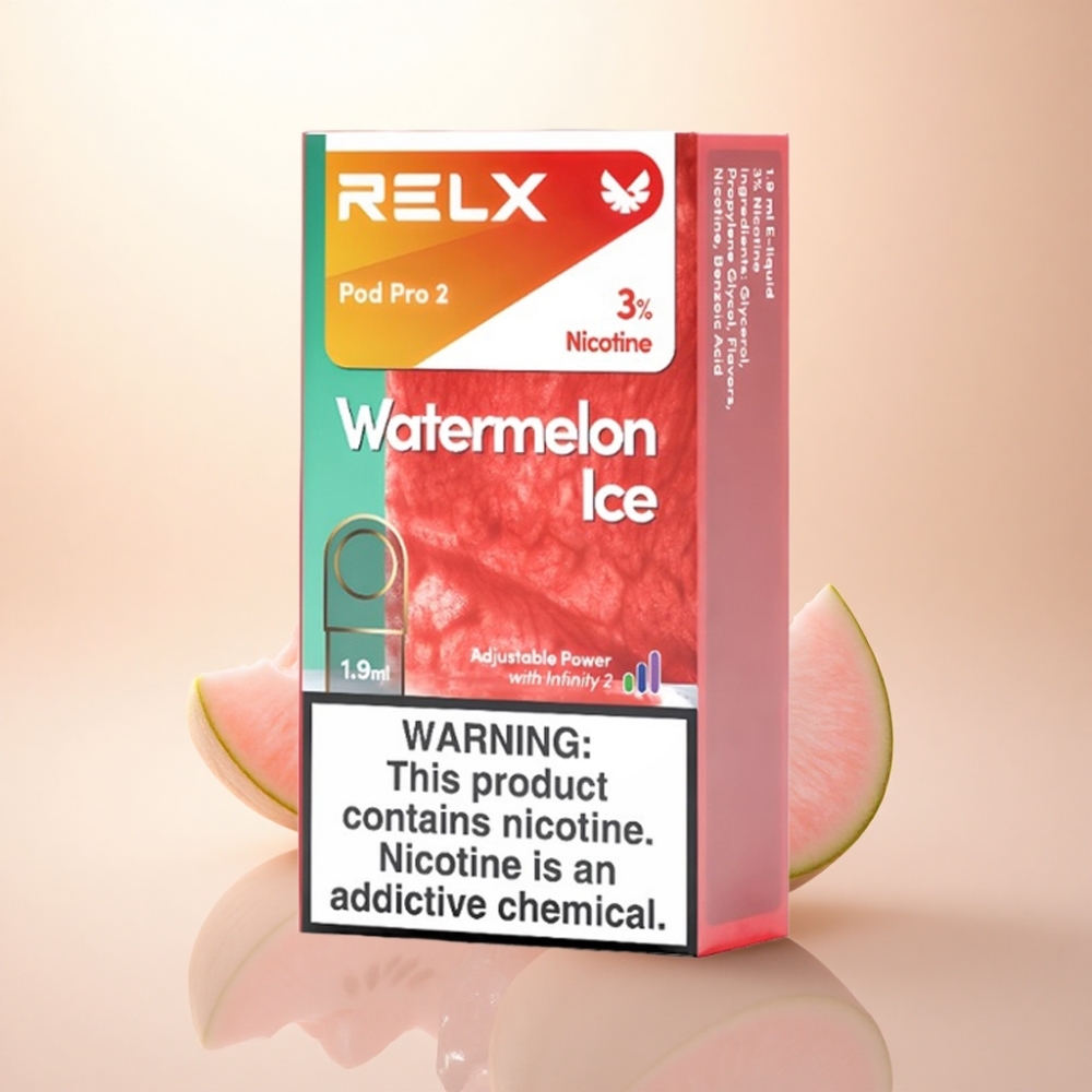 Relx Pod Pro 2 Vape Device スイカアイス 30mg/ml ニコチン 1.9ml 3電圧調整